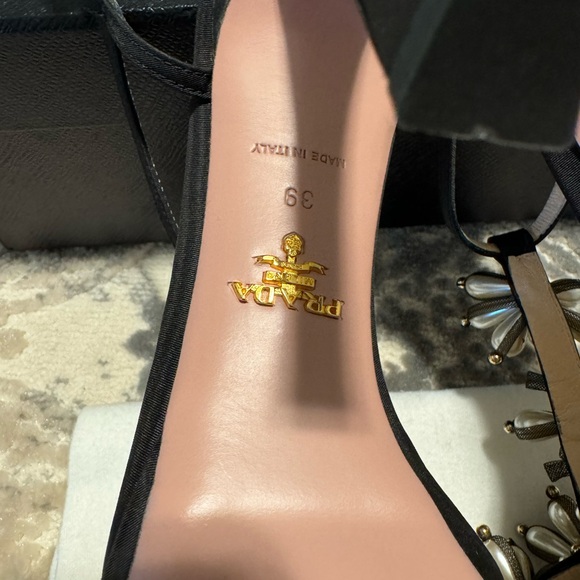 Prada Satin Beaded Stiletto - Picture 7 of 9